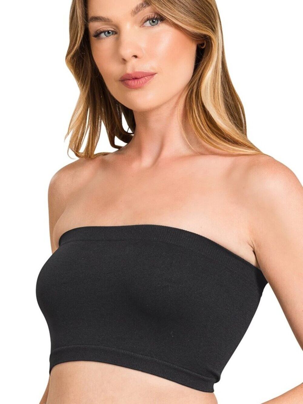 BB84 Seamless Bandeau - Black